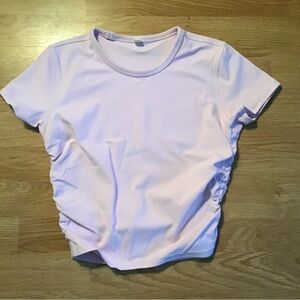 Lululemon Athletica Light Pink Short Sleeve Tee